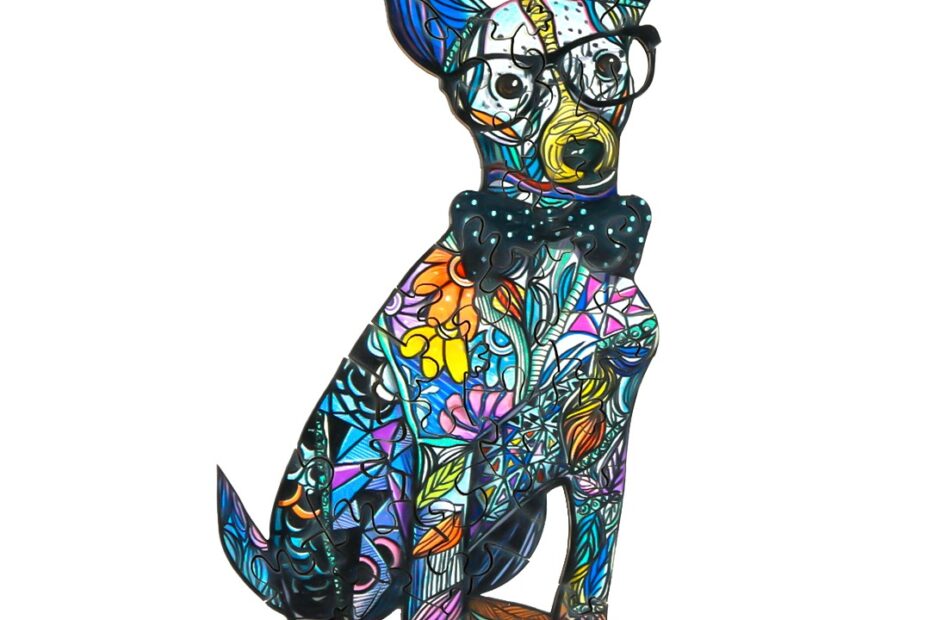 Puzzle de madera-GENTLEMEN DOG 663e0ee10edf5