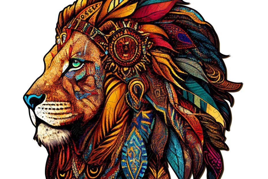 Puzzle de madera-Rey León 66489af3a85b0
