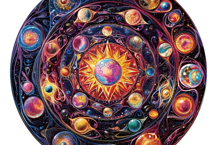Puzzle de madera Universo fantástico 66cefdb879d3e