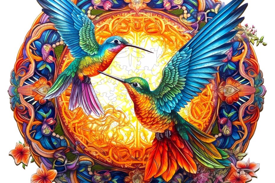 Puzzle de madera-Colibrí 2 66d274781365a