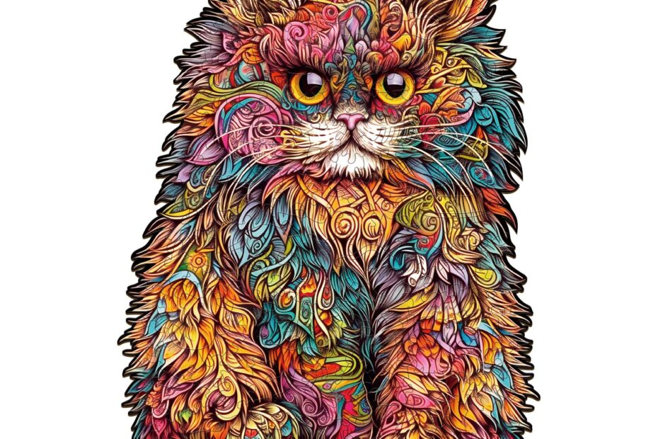 Puzzle de madera-Gato persa 66d070d5f22db