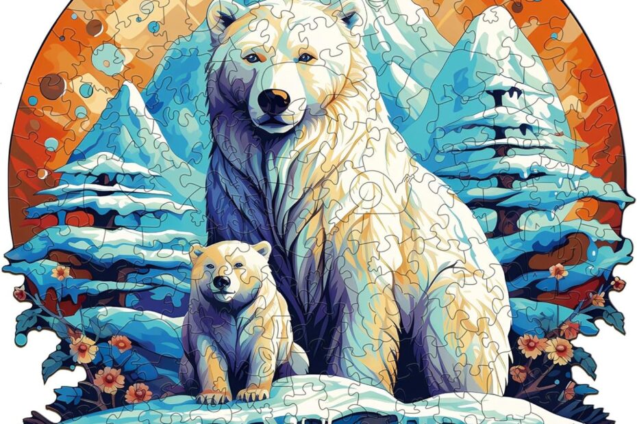 Familia de osos polares 2 – Rompecabezas de madera 66ed9579d64a3