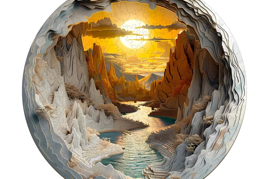 Rompecabezas de madera – Visión 3D Dentro de la cueva 1 66e84e906e8a4