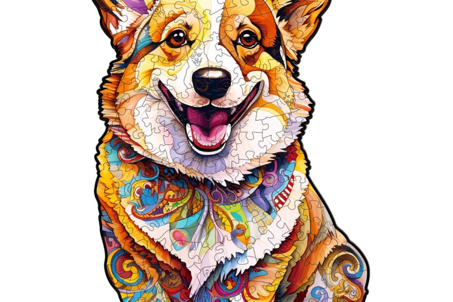 Puzzle de madera-CLEVER CORGI-3 66e38da9e8136