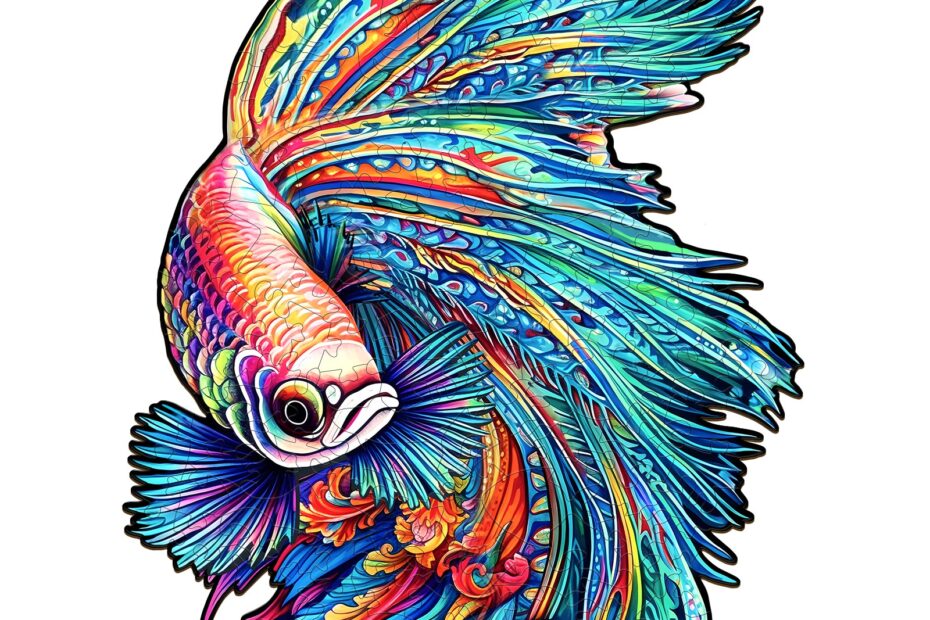 Puzzle de madera-COLORFUL BETTA 66dcbeeb945d8 Puzzle de madera-COLORFUL BETTA 66dcbeeb945d8