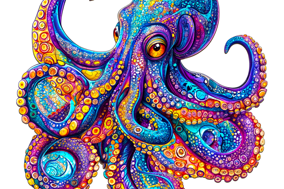 Rompecabezas de madera-Pulpo colorido 66ea1e9e78e17