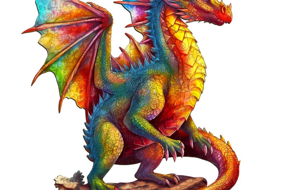 Puzzle de madera-Dragón 2 66e810c2cb35f