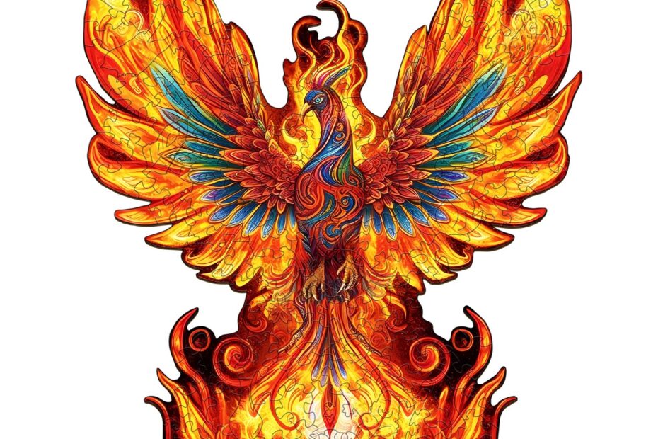 Puzzle de madera-Flamenco nacido Phoenix 66db74e392447