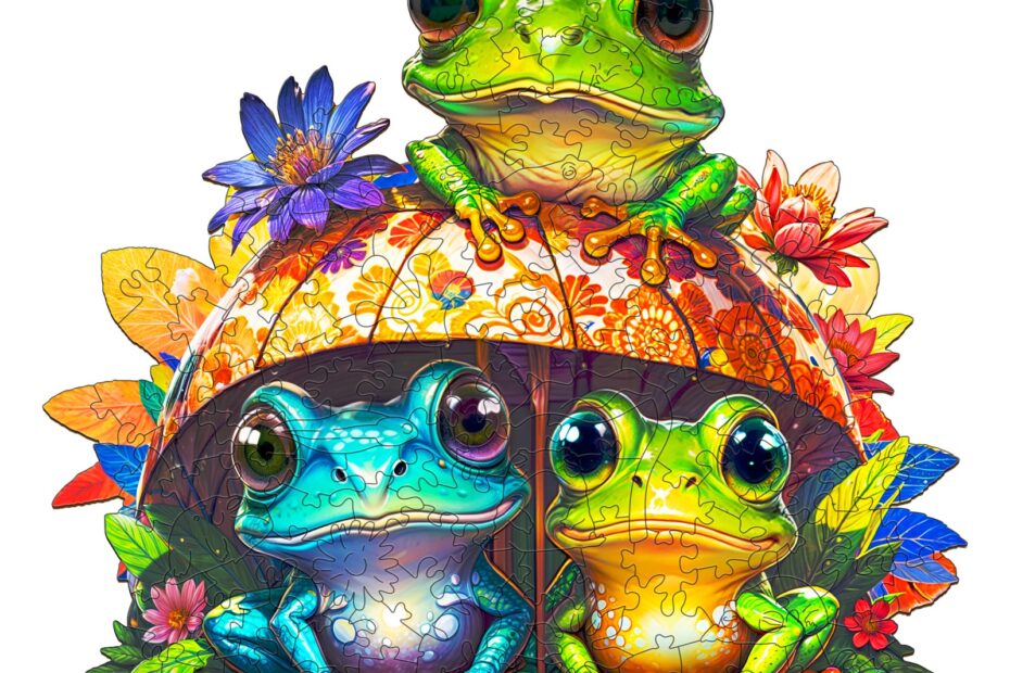 Puzzle de madera-Frog Brothers 66ec8967d9d37