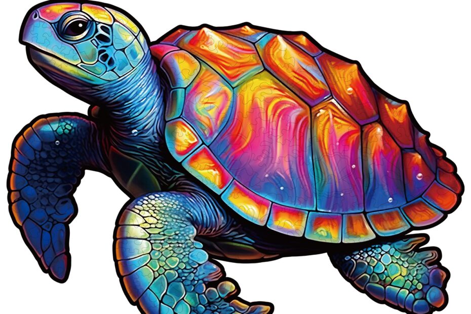 Puzzle de madera-Tortuga de ocio 66d701d8087bb