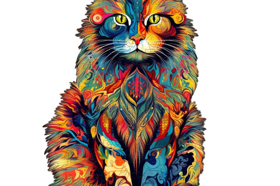 Puzzle de madera-Gato de Maine 66e61757d6e4b