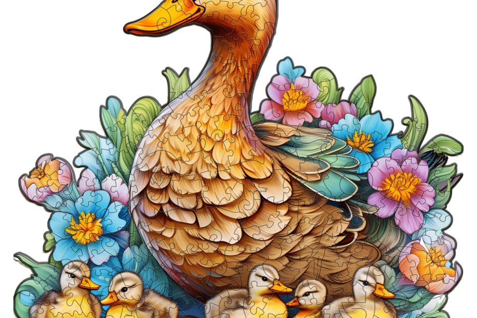 Puzzle de madera-Mamá pato y patitos 66da3f94b6cb2 Puzzle de madera-Mamá pato y patitos 66da3f94b6cb2