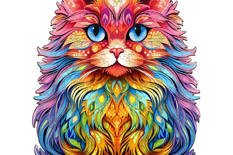 Puzzle de madera-Gato persa 3 66dc95c2a3740