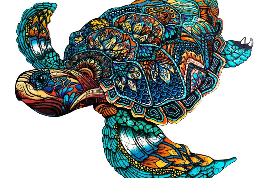 Puzzle de madera-TORTUGA RESUELTA 66e794e2d3213