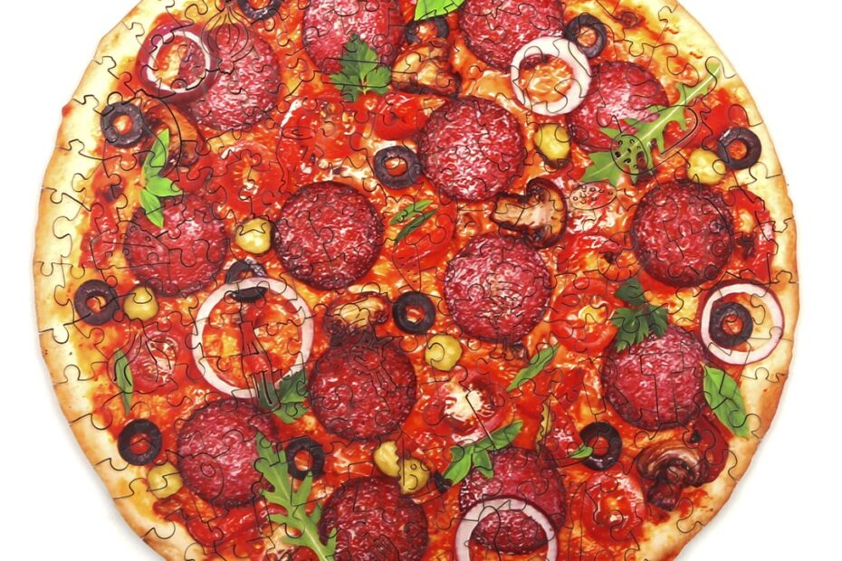Puzzle de madera-SAUSAGE PIZZA 66d8305830dbe