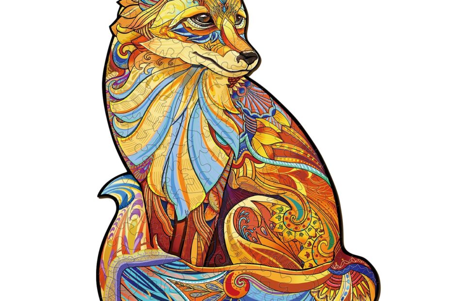 Puzzle de madera-SOULFUL FOX 66ed19b1061d7