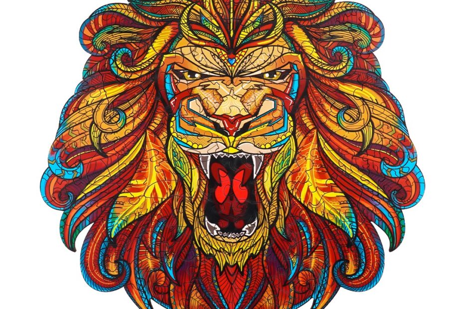 Puzzle de madera-STATELY LION 66e05efbaaf78