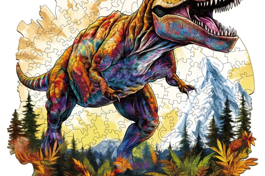 Puzzle de madera-T-rex 66d9ed096f29d