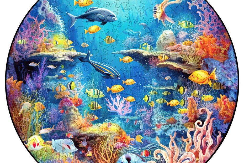 Puzzle de madera-Mundo submarino 66e0f9ac3c318