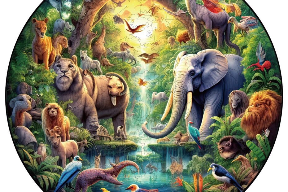 Puzzle de madera-Animales maravillosos 66e7760aef8c9