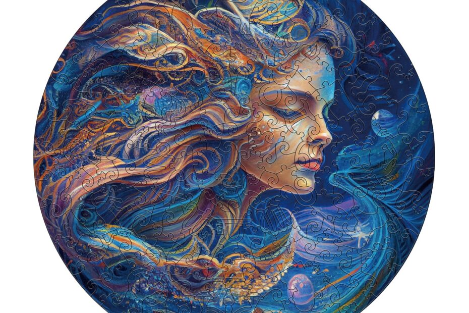 Puzzle de madera del zodiaco-Acuario 66e5ba8d16f36