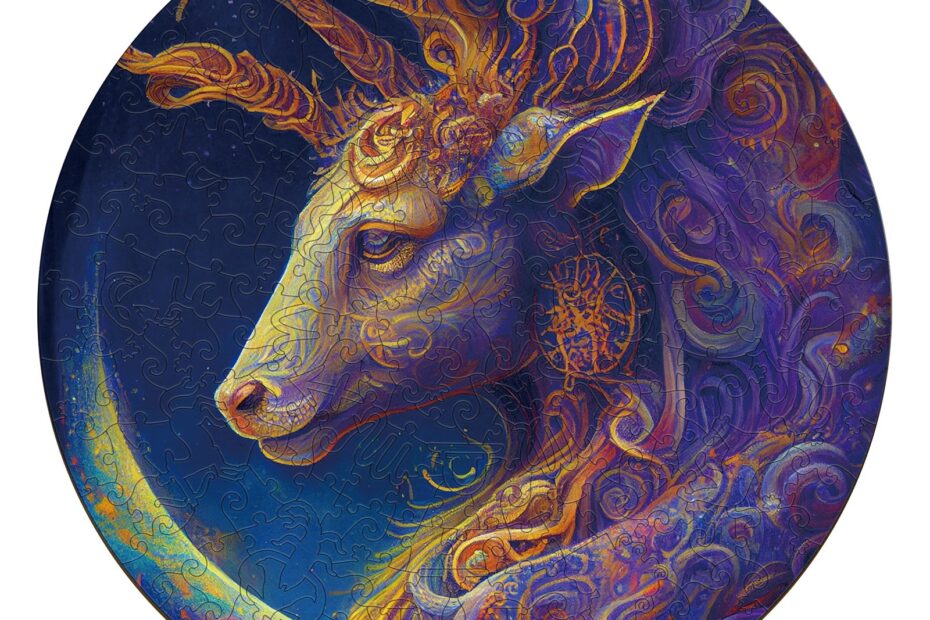 Puzzle de madera del zodiaco-Capricornio 66e3b6f745343