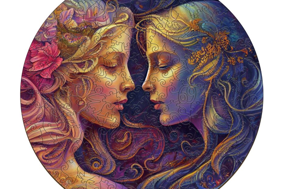 Puzzle de madera del zodiaco-Gemini 66d5fff341f17