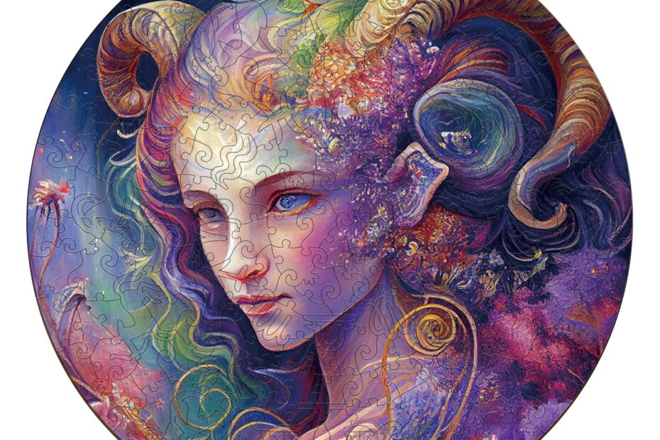Puzzle de madera del zodiaco-Tauro 66e02b7f0ab7a